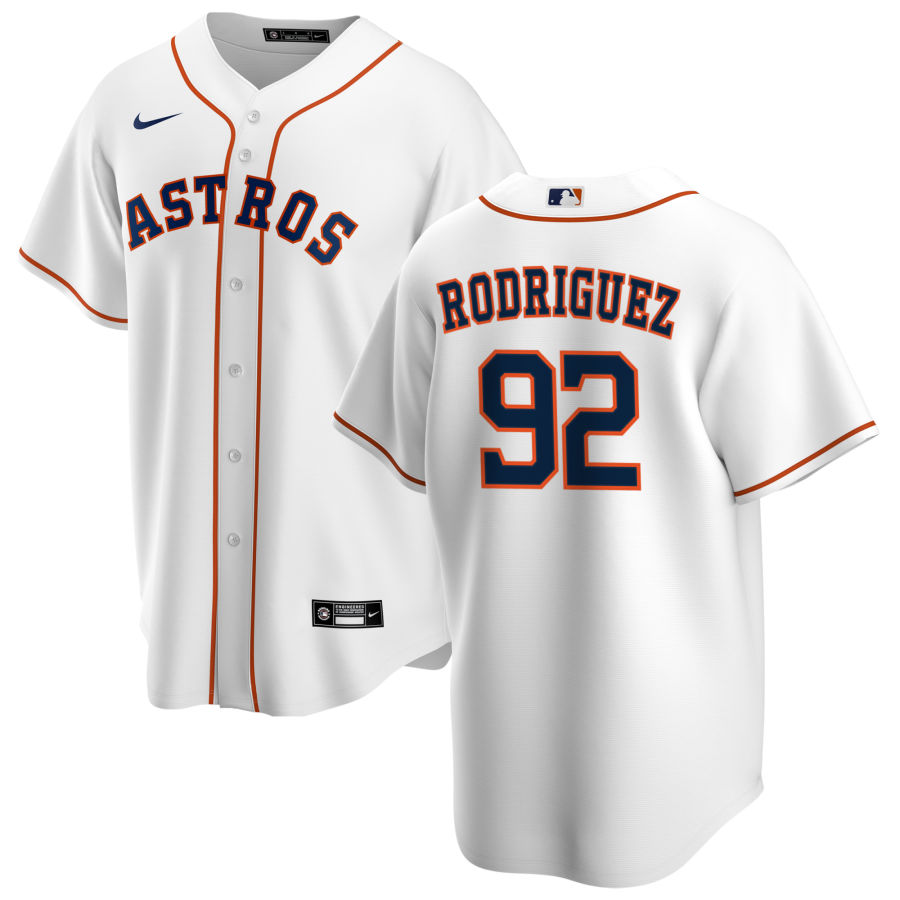 Nike Men #92 Nivaldo Rodriguez Houston Astros Baseball Jerseys Sale-White